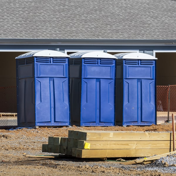 what is the expected delivery and pickup timeframe for the porta potties in Spelter West Virginia